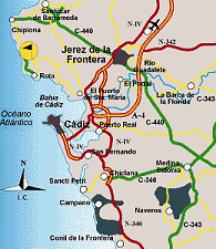 Costa Ballena GC Travel Map