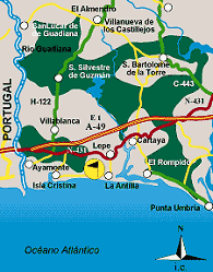 Islantilla Travel Map