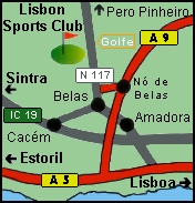 Lisbon Sports Club Travel Map