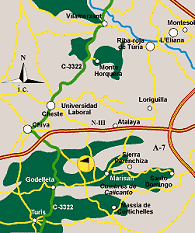 El Bosque Travel Map