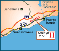 Sol Estepona Marbella Atalaya Park Travel Map