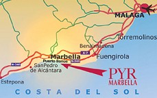 Occidental Puerto Banus Travel Map